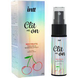 Возбуждающий спрей для клитора Intt Clit Me On Red Fruits Warming Effect 12мл согревающий эффект реальная фотография