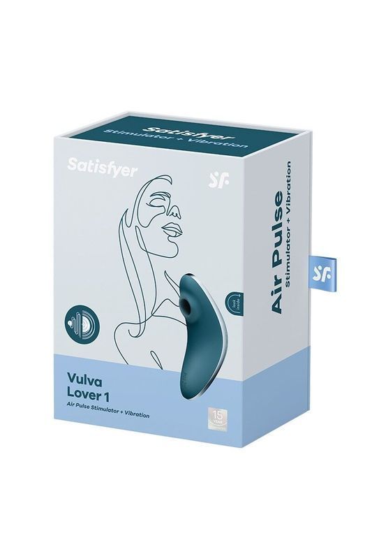 Вакуумный вибратор Satisfyer Vulva Lover 1 Blue реальная фотография