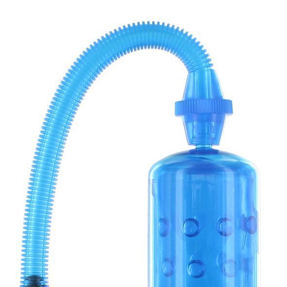 Вакуумная помпа XLsucker Penis Pump Blue для члена длиной до 18см, диаметр до 4см реальная фотография