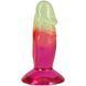 Фалоімітатор Doc Johnson Crystal Jellies - 4.5 Inch Classic Dong - Rainbow