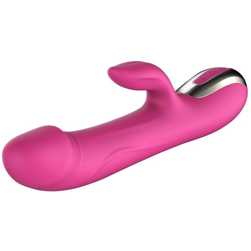 Вібратор-пульсатор Leten Automatical Thrusting Vibrator з підігрівом, що перезаряджається, 10 режимі жива фотографія