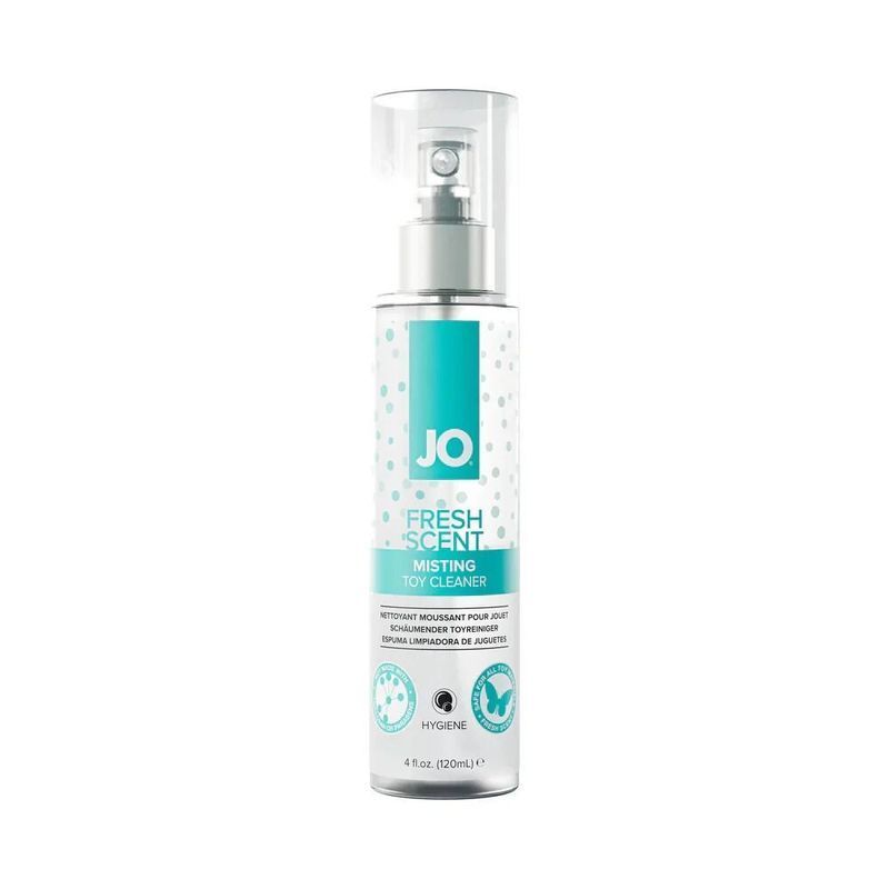 Комплект JO Anal Bundle - Anal Thick 120 мл + Misting Toy Cleaner 120 мл жива фотографія