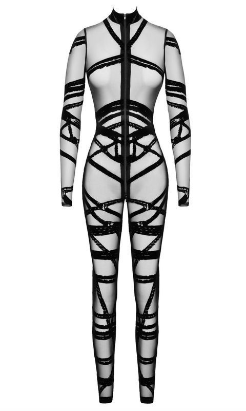 Комбинезон Noir Handmade F357 Bondesque Catsuit L реальная фотография