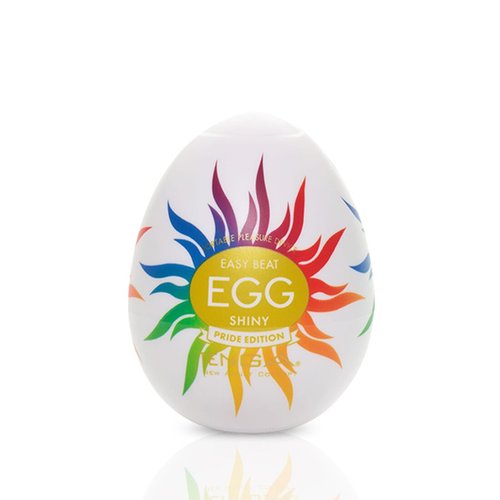 Мастурбатор-яйцо Tenga Egg Shiny Pride Edition реальная фотография