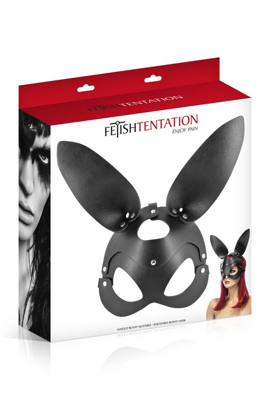 Маска зайчика Fetish Tentation Adjustable Bunny Mask жива фотографія