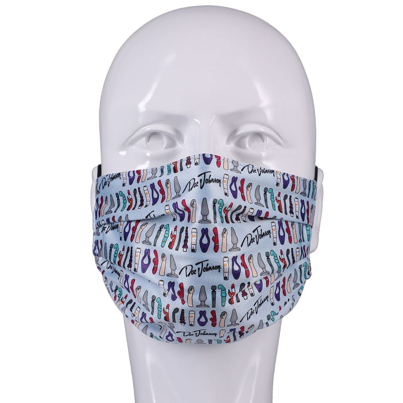 Гигиеническая маска Doc Johnson DJ Reversible and Adjustable face mask реальная фотография