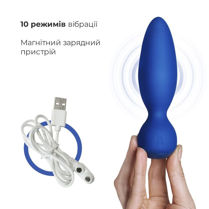 Анальная вибропробка Adrien Lastic Little Rocket макс. диаметр 3,5см, soft-touch реальная фотография