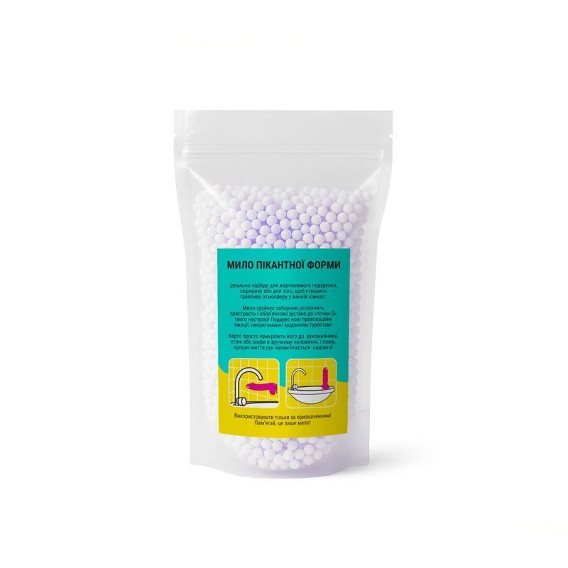 Мыло в форме пениса Чистий Кайф LARGE Violet, крафтовое мыло-член, натуральное