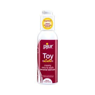 Крем-лубрикант pjur Toy Lube 100 мл, водно-силіконовий, тривале ковзання, підходить для секс-іграшок жива фотографія