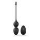 Вагінальні кульки Dorcel LOVE BALLS BLACK, вібрації та рухи внутрішньої кульки, пульт ДК жива фотографія