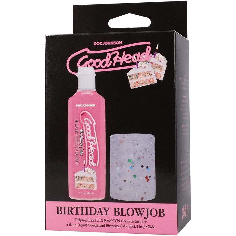 Набор для минета Doc Johnson GoodHead Birthday Blowjob Kit реальная фотография