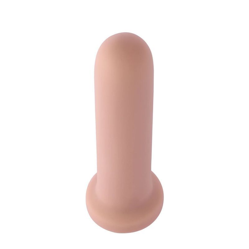 Силіконовий дилдо для секс-машин Hismith Silicone Anal Plug Dildo, система KlicLok жива фотографія