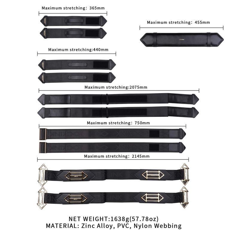 Фіксатори рук та ніг для ліжка LOCKINK BDSM Adjustable Bed Restraint Kit