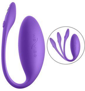 Смарт-виброяйцо We-Vibe Jive Lite Purple, небольшой размер реальная фотография