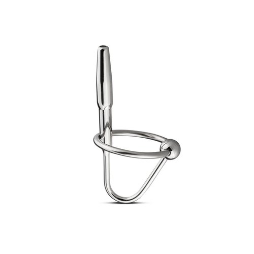 Уретральный стимулятор Sinner Gear Unbendable — Sperm Stopper Hollow Ring, 2 кольца (2,5 см и 3 см) реальная фотография