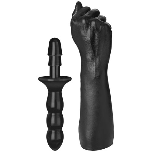 Кулак для фістинга Doc Johnson Titanmen The Fist with Vac-U-Lock Compatible Handle, діаметр 7,6 см жива фотографія