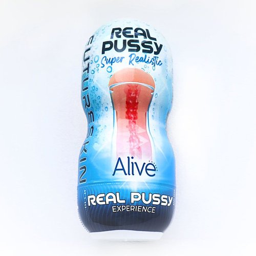 Недорогой мастурбатор-вагина Alive Super Realistic Vagina реальная фотография