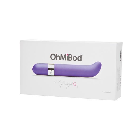 (SALE) Музыкальный вибратор OhMiBod - Freestyle :G Music Purple, стимуляция точки G, беспроводной реальная фотография