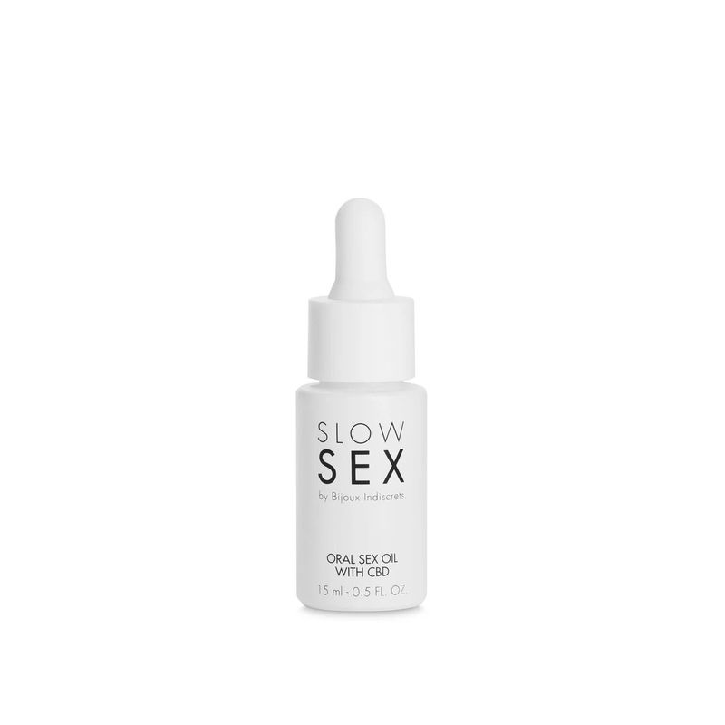 Bijoux Indiscrets SLOW SEX Oral Sex Oil CBD жива фотографія