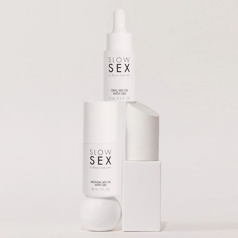 Bijoux Indiscrets SLOW SEX Oral Sex Oil CBD реальная фотография