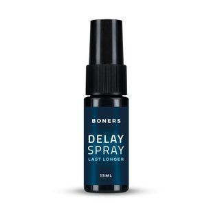 Спрей-пролонгатор Boners Delay Spray 15 мл, легкий анестетик лаурет-9 + метил лактат жива фотографія