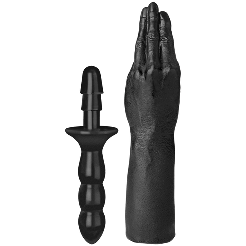 Рука для фістингу Doc Johnson Titanmen The Hand with Vac-U-Lock Compatible Handle, діаметр 6,9 см жива фотографія