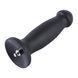 Силіконовий фалоімітатор для секс-машин Hismith 7.2" Black Silicone Anal Dildo, система KlicLok