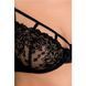 Комплект белья Passion Exclusive HAYA SET S/M, black, стринги, лиф, пояс для чулок
