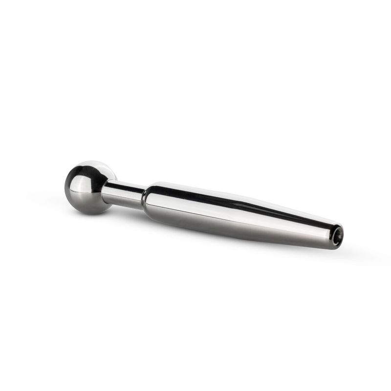 Полый уретральный стимулятор Sinner Gear Unbendable — Hollow Penis Plug, длина 7,5 см, диаметр 12 мм реальная фотография