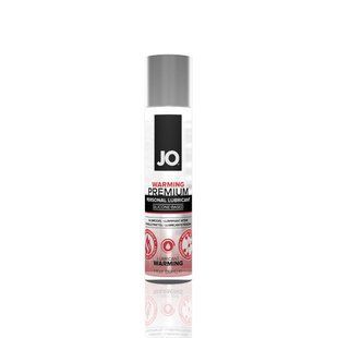 Разогревающий лубрикант на силиконовой основе JO PREMIUM &mdash; WARMING (30 мл) реальная фотография