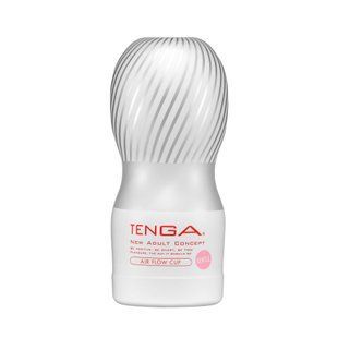 Мастурбатор Tenga Air Flow Cup GENTLE, ефект всмоктування жива фотографія