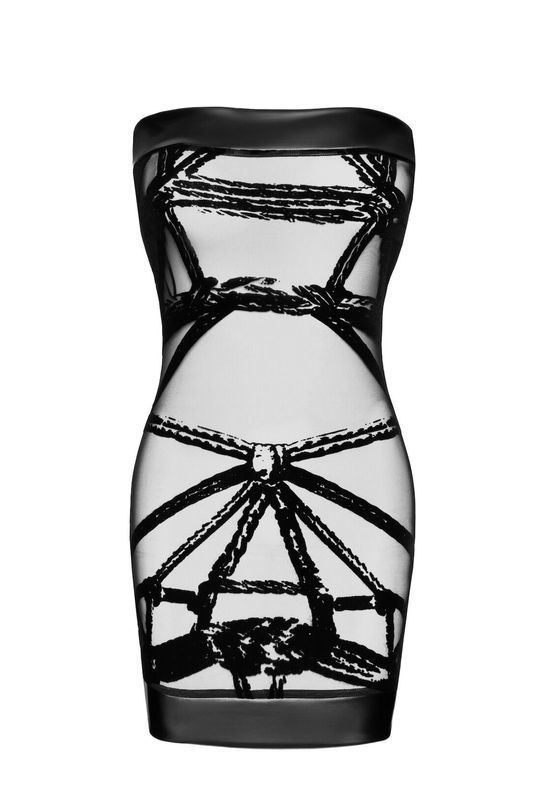 Сукня Noir Handmade F359 Bondesque Off-shoulder mini dress XS жива фотографія