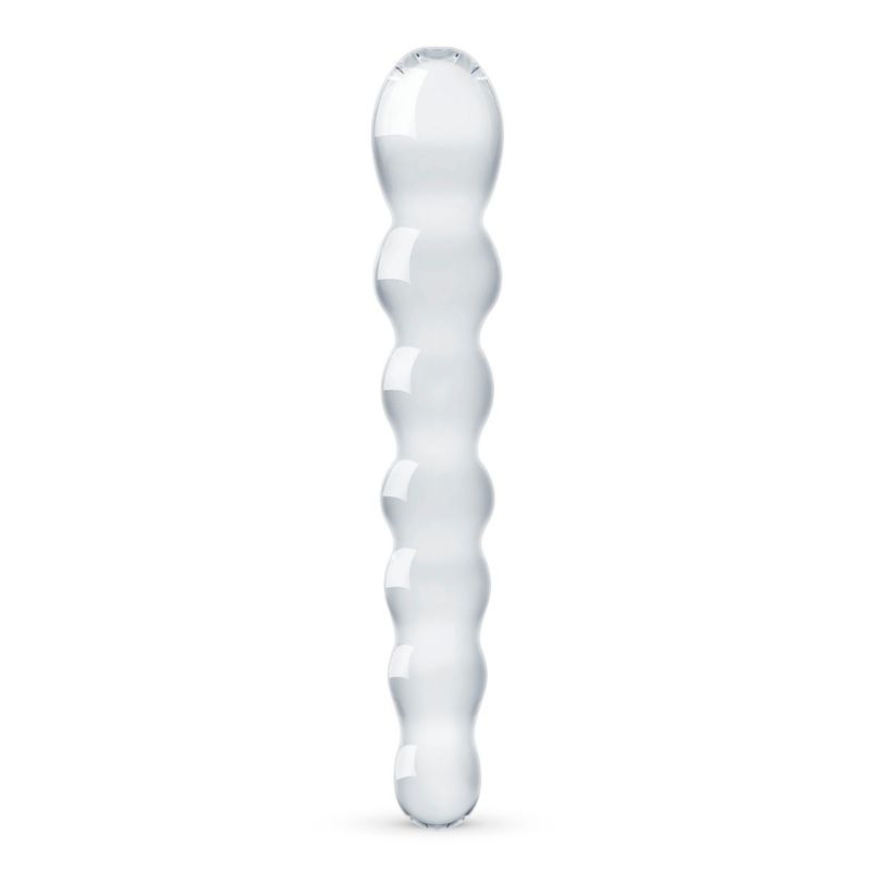 Стеклянный дилдо в виде бусин Gildo Glass Dildo No. 19 реальная фотография