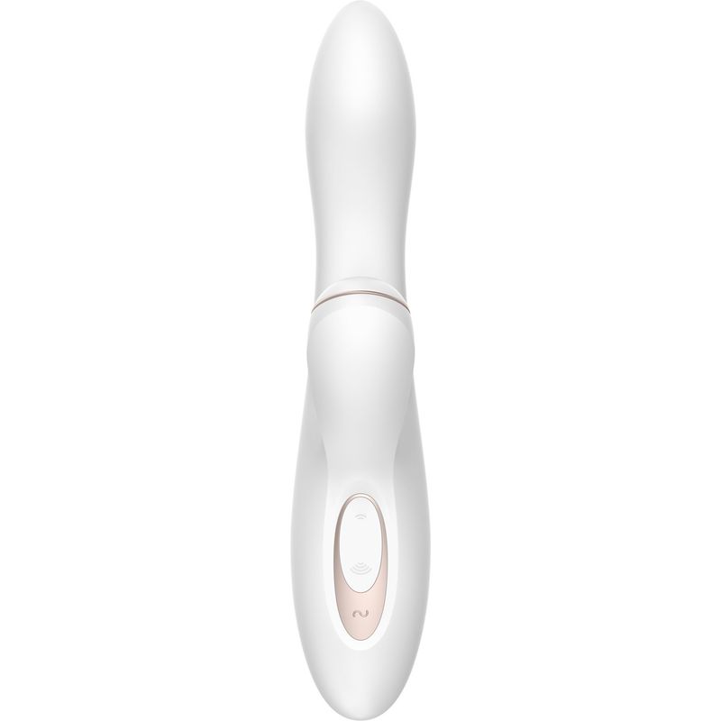 Вакуумний вібратор-кролик Satisfyer Pro Plus G-Spot Rabbit, перший кролик із вакуумом та вібрацією жива фотографія