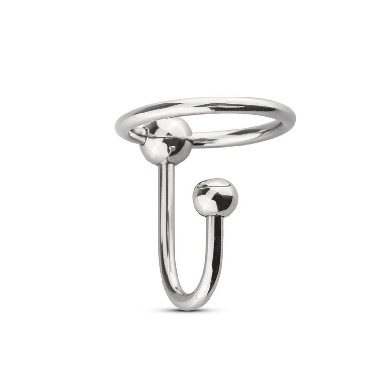 Уретральная вставка с кольцом Sinner Gear Unbendable — Sperm Stopper Solid, диаметр кольца 2,6 см реальная фотография