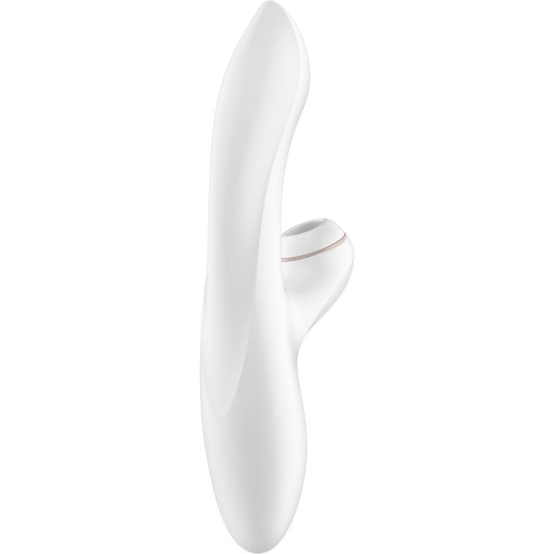 Вакуумний вібратор-кролик Satisfyer Pro Plus G-Spot Rabbit, перший кролик із вакуумом та вібрацією жива фотографія