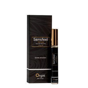 Чоловічі парфуми з феромонами Orgie &ndash; Sensfeel for Man Travel Size (10 мл), цитрусово-деревний аромат жива фотографія