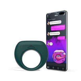 Эрекционное виброкольцо Magic Motion Dante II, управление с помощью смартфона реальная фотография