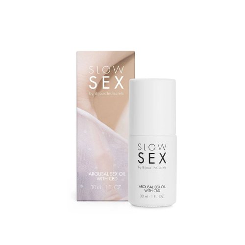 Bijoux Indiscrets SLOW SEX Arousal Sex Oil CBD реальная фотография