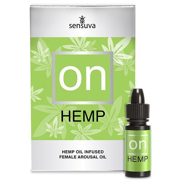 Возбуждающе капли для клитора Sensuva - ON for Her Hemp Infused Arousal Oil (5 мл) с маслом конопли реальная фотография