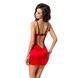 Распродажа! Сорочка приталенная с чашечками BRIDA CHEMISE red XXL/XXXL - Passion Exclusive, трусики