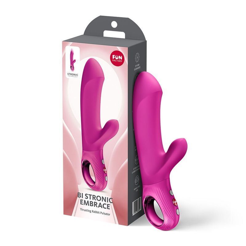 Пульсатор Fun Factory Bi Stronic Embrace Magenta жива фотографія