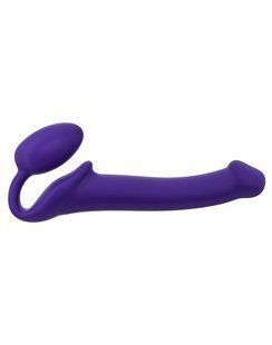 Безремінний страпон Strap-On-Me Violet M, повністю регульований, діаметр 3,3 см жива фотографія