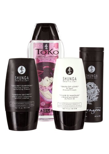 Подарочный набор Shunga NAUGHTY Cosmetic Kit: смазка и стимулирующие средства для него и для нее реальная фотография