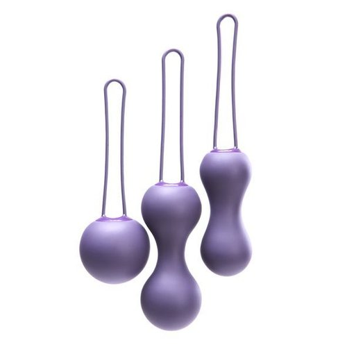 Набір вагінальних кульок Je Joue - Ami Purple, діаметр 3,8-3,3-2,7см, вага 54-71-100гр жива фотографія