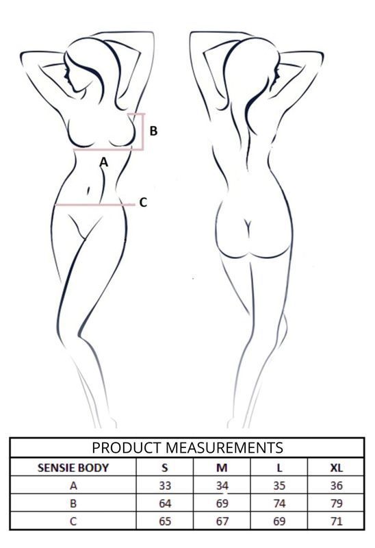 Боди Passion SENSIE BODY teal XL реальная фотография