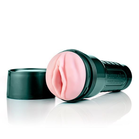 Мастурбатор з вібрацією Fleshlight Vibro Pink Lady Touch, три віброкулі, стимулювальний рельєф жива фотографія