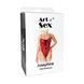 Сексуальне лаковане боді Art of Sex - Josephine чорне L