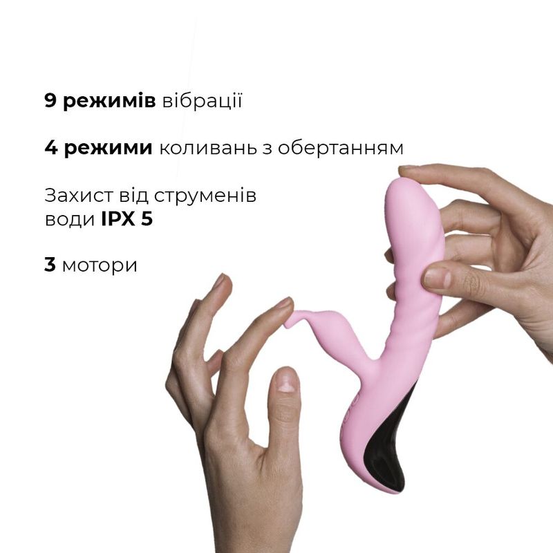 Вибратор Adrien Lastic Mini Trigger с массирующими движениями ствола реальная фотография