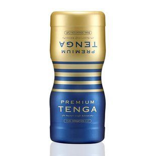 Мастурбатор Tenga Premium Dual Sensation Cup, двухсторонний, с двумя независимыми каналами реальная фотография